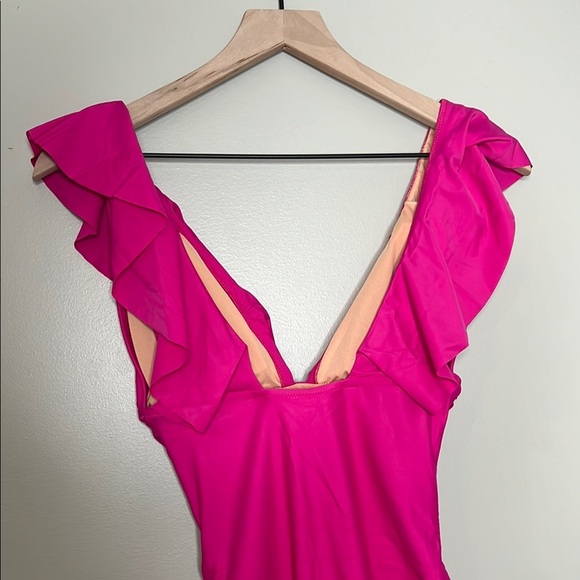 J. Crew Pink One Piece Swimsuit 4 - Picture 3 of 5
